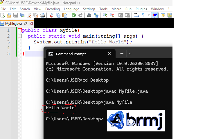 جافا موجه الاوامر